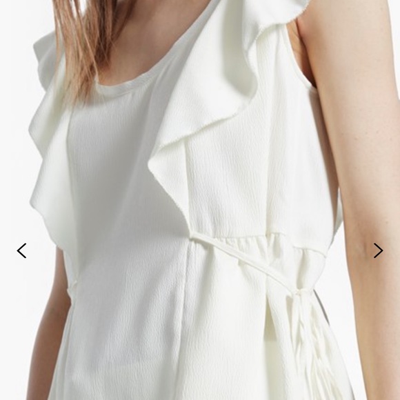 French connection Nia Drape Fluted Top - Picture 3 of 10